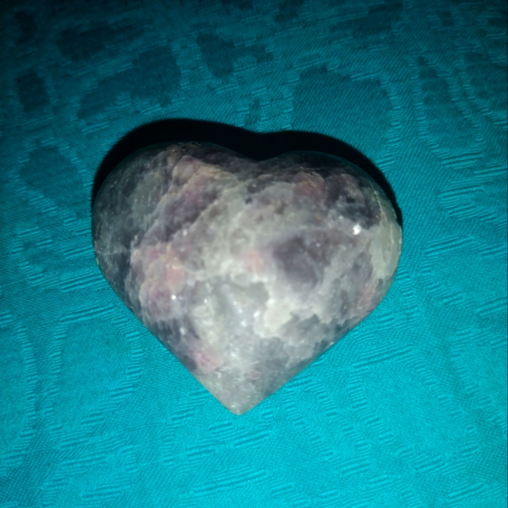 Pink Tourmaline Heart